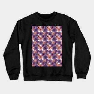 Star Flower Pattern Crewneck Sweatshirt